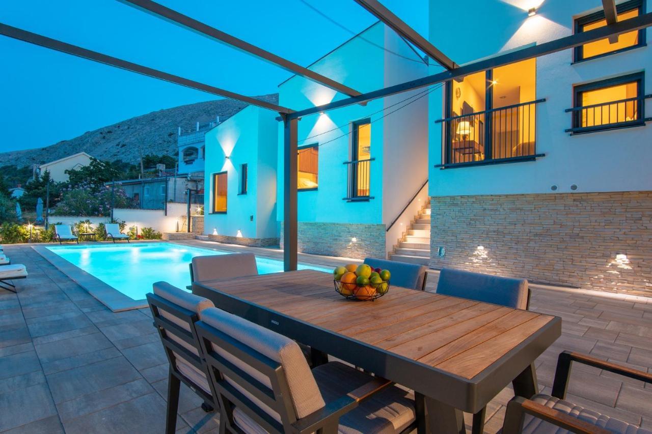 Perla Nera Heated Pool & Sauna Stan Trigraci エクステリア 写真