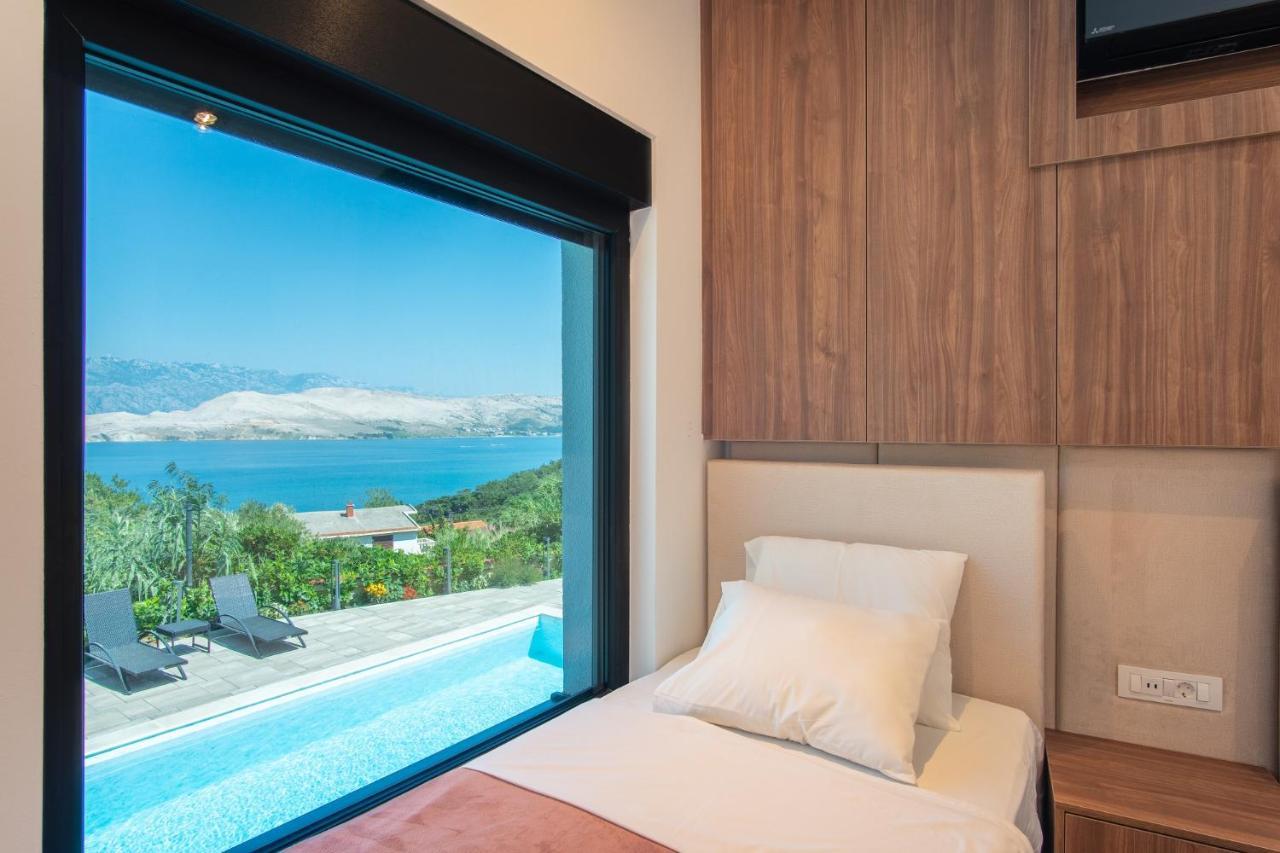 Perla Nera Heated Pool & Sauna Stan Trigraci エクステリア 写真